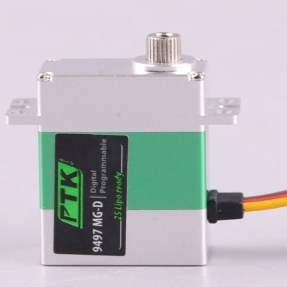 PTK PTK 9497 MG-D 9g Micro Digital Servo Metal Steering Gear Coreless Motor for RC Airplane Fixed Wing Helicopter - Servo at ZoneFPV