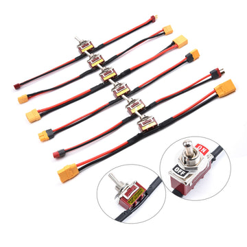 Large Current High Load Power Supply Switch with T Plug XT60 XT90 Connector for RC Aircraft Model ESC Battery Parts