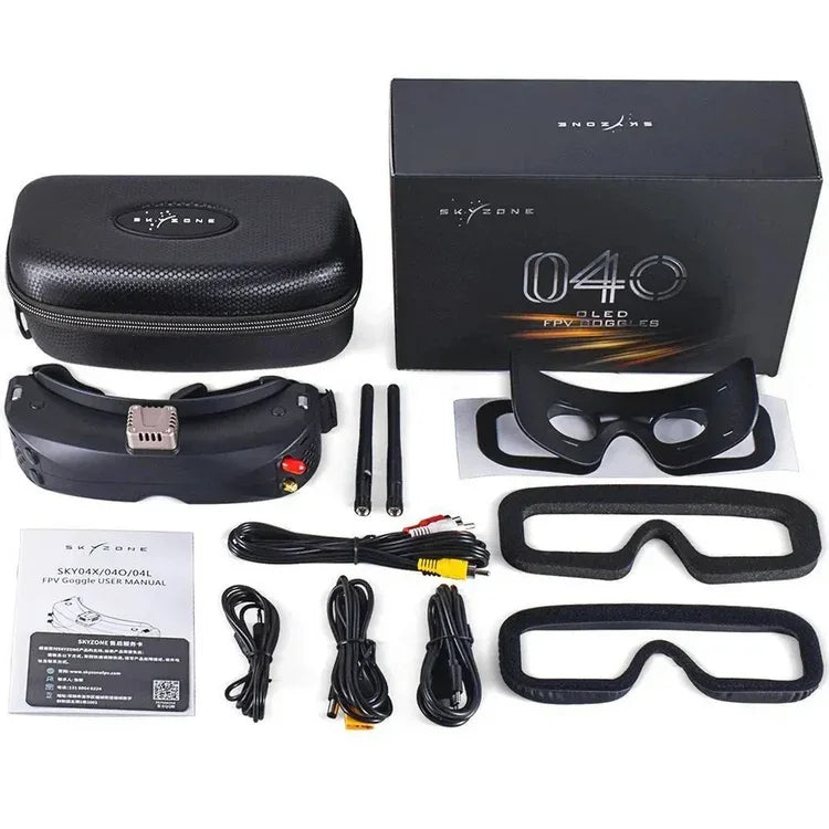 Skyzone SKY04O PRO 1280x720 OLED 5.8G FPV Goggles DVR Head Tracker ...