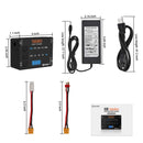 HTRC 80W 6A Mini Smart Battery Charger For 1-6s LiFe/LiHv/Lilon/Lipo Battery 1-15s Nimh Balance RC Charger Car Model Toys-8