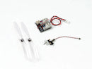 DW Hobby Sistema di alimentazione Micro Brushed per mini aeroplani RC da interno 4x12 eliche con motore a spazzole e ricevitori Micro Servo inclusi-3