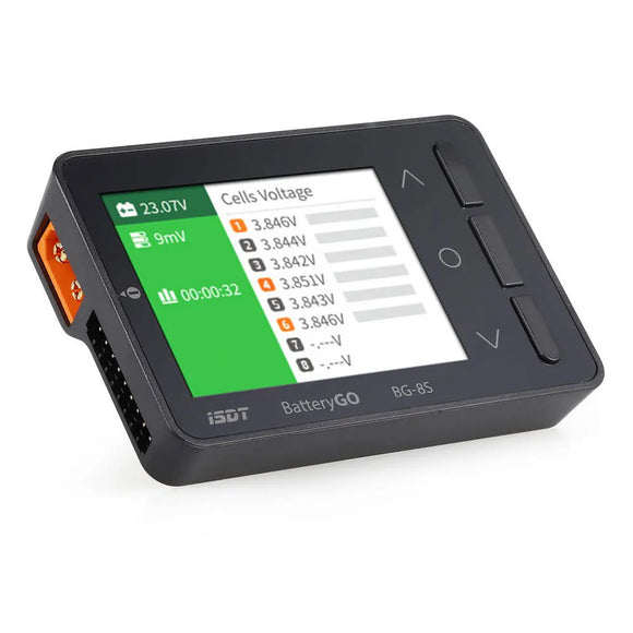 ISDT BattGo BG-8S Smart Battery Checker Balancer Receiver Signal Tester Quick Charge Function