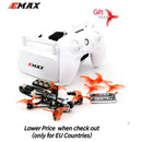 Emax Tinyhawk II 2 Freestyle RTF Kit Drone de course FPV RunCam Nano2 37CH 25/100/200mW VTX Quadricoptère 2S-FrSky Avec Lunettes-1