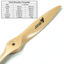 DW Hobby Wooden Propeller for RC Airplane Multiple Sizes Available 12x6 13x6 14x8 15x8 16x8 17x8 18x8 19x8 20x8-4