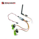 3 channel Dual Video camera CMOS 1000TVL fpv camera with 5.8G 40CH Dual Antennas 3 Inch FPV Goggles Video Glasses Headset HD-7