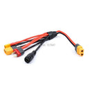Cable adaptador de cargador DC5.5 de 20 cm, 16AWG, 4.0 mm, conector banana XT60 a 18AWG XT60 XT30 para IMAX B6 ISDT Cargador RC FPV para dron de carreras-3
