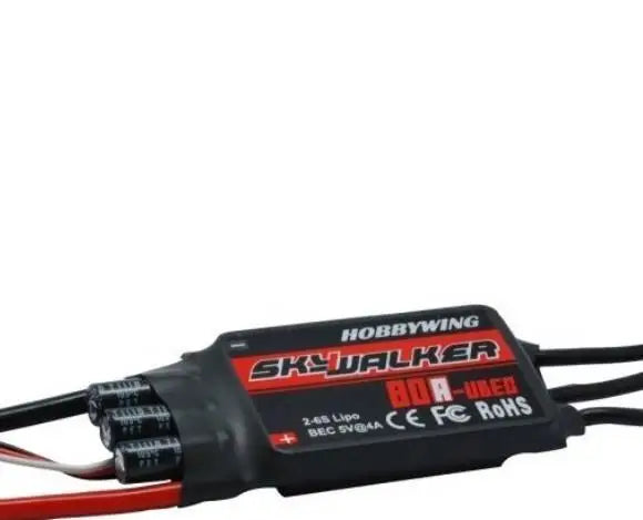 Hobbywing SKYWALKER ESC 2 - 6s 15A/20A/30A/40A/50A/60A/80A Build in bec UBEC Brushless  RC heliCopter airplane Quadcopter