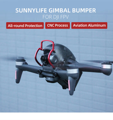 Aluminum Alloy Gimbal Lens Bumper for DJI FPV Top Protection Protective Bar Anti-collision For DJI FPV Drone Accessories - 0