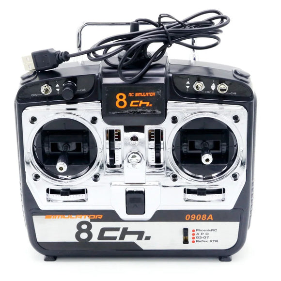 8CH RC Simulator Real Flight Helicopter 3D airplane MultiCopter Quad Simulator JTL0908A for Rc Drone Mode 2