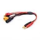 Cable adaptador de cargador DC5.5 de 20 cm, 16AWG, 4.0 mm, conector banana XT60 a 18AWG XT60 XT30 para IMAX B6 ISDT Cargador RC FPV para dron de carreras-7