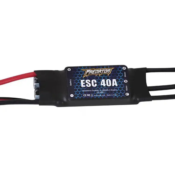 FMS ESC Speed Control Brusheless 6A 12A 20A 40A 50A 60A 80A  100A 120A New Predator RC Airplane Model Plane Avion Spare Parts