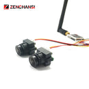 3 channel Dual Video camera CMOS 1000TVL fpv camera with 5.8G 40CH Dual Antennas 3 Inch FPV Goggles Video Glasses Headset HD-2