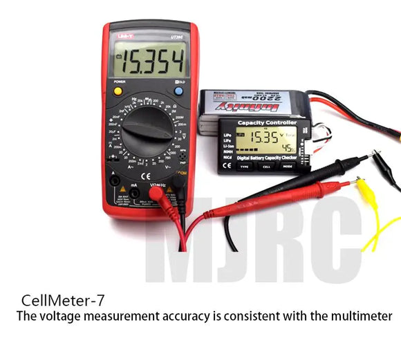 Rc Cellmeter-7 Digital Battery Capacity Checker Lipo Life Li-ion Nicd Nimh Battery Voltage Tester Check High-precision Detection