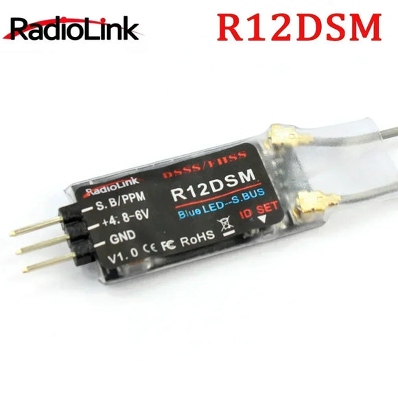 Radiolink New R12DSM R12DS R9DS R8FM R8EF R8FM  R6DSM R6DS R6FG  R6F Rc Receiver 2.4G Signal for RC Transmitter