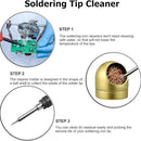 1-14Pcs Soldering Iron Tip Cleaner Desoldering Ball Cleaning Nozzle Tip Clean Brass Wire Sponge Copper Wire Cleaner Ball Tools