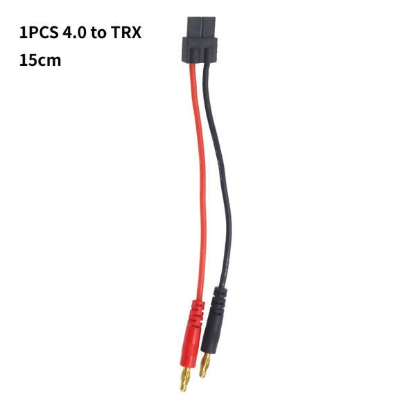 Brand New15cm Multi-Interface Charger Cable XT30/XT60/XT90/EC5/TRX/Dupont /JSTto 4mm Banana Plugs for Lipo Battery Silicone Wire