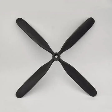 10.5x8 Inch 4-Blade Motion P51 Style Propeller for 1080 Model Airplanes Small Parts Accessory for Remote Control Toys - 0