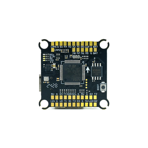 Axisflying Argus ECO F722 8S FC Stack (80A/120A 8/32bit ESC, 8-Motor Support) - Plug & Play for FPV Freestyle Drones