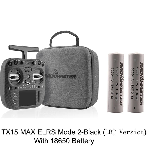 Radiomaster TX15 Max 3.5inch IPS Touchscreen Radio Controller ExpressLRS With AG02 CNC Hall Gimbal Built-in Gyro Microphone