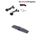 RC ERA C170 AH-64 Apache RC Helicopter Spare Parts Painted Pilots Fuselage Main Blade Grip Tail Rotor Landing Skid image 16