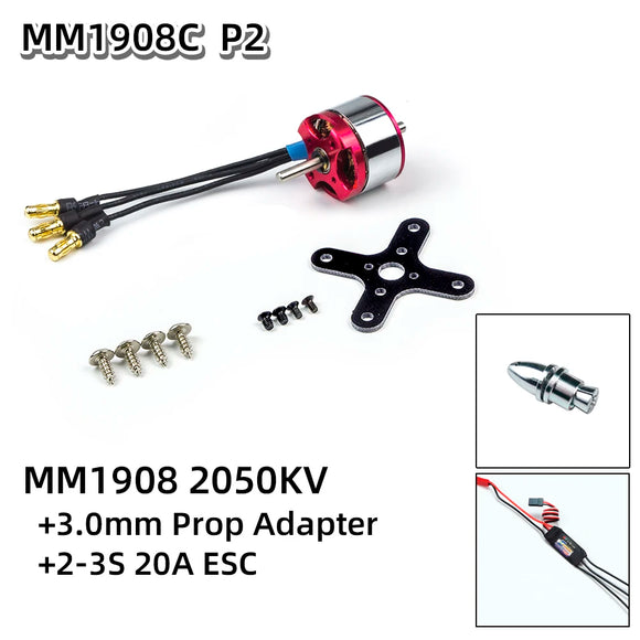 C20 1908 2050KV 1550KV 3.0mm Welle Brushless Außenläufermotor Brushless Motor für RC Flugzeug Flugmodell Multicopter