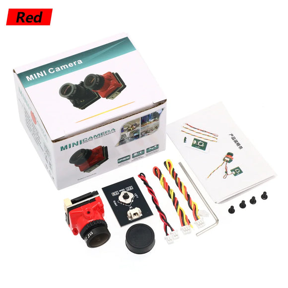 RC FPV Camera 1800TVL Mini FPV Camera 2.1mm Lens Power 5V-40V PAL/NTSC With OSD Internal Adjustable For RC FPV Racing Drone