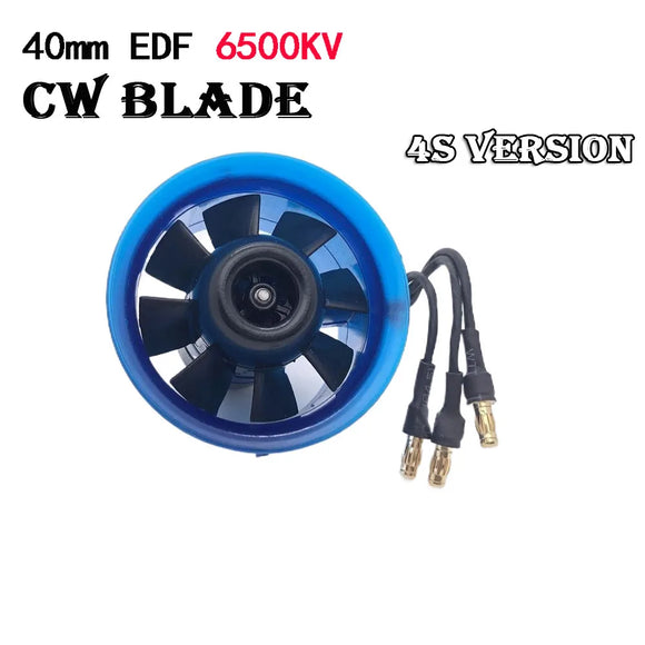 Hobbyocean 40 mm EDF 8 Blatt CCW/CW Impeller System mit 6500KV 8600KV Brushless Motor 3S/4S für RC Flugzeug Modell Jet