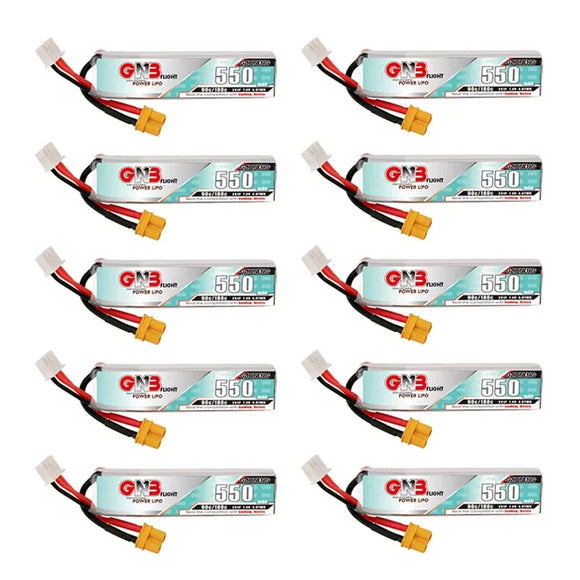 GNB LiPo Battery 2S 7.4V 550mah 90C/180C For RC Quadcopter Helicopter FPV Mini Drone TINY8X Beta75S QX2 120S Parts 7.4V Battery