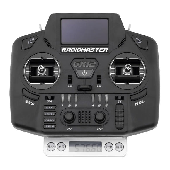 Hot Sale Radiomaster GX12 1000HZ 3D Digital CNC Hall Gimbal Dual Band Antenna Gemini XROSSBAND EXpressLRS Radio Controller