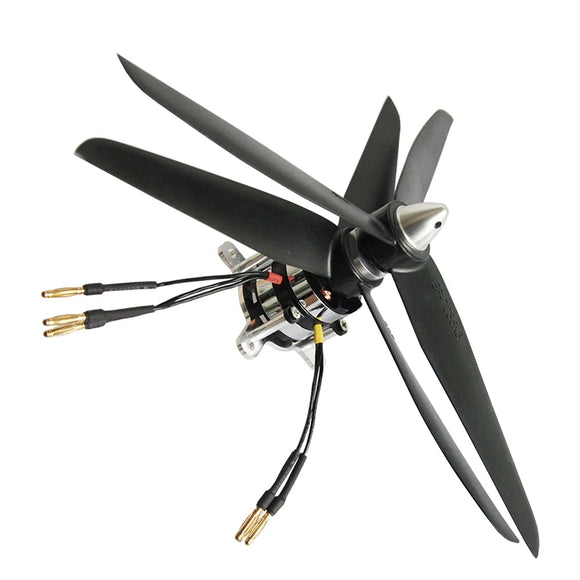 Motor brushless contrarrotatorio DZP30, motores duales, hélices dobles para vuelo F3P, 30 g, 560 g de fuerza de tracción.