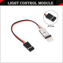 DUMBORC 3CH LED Lamp Light Controller Switch Panel System Turn on/off  ZH1.5/JR Plug for RC Mini Car Fixed-wing Aircraft Parts-8