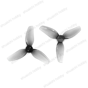 2Pairs HQProp RT2.5X2.1X3 2.5inch 3-blade Propeller 2/1.5/2mm Shaft Hole CCW CW Blades for FPV RC Racing Drone Spare Parts - 0