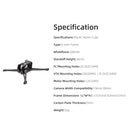 Telaio per drone RC HGLRC Rekon 5 LITE O4 Portata lunga Leggero Volo a lunga distanza Accessori FPV Fai da te Regalo di Natale-4