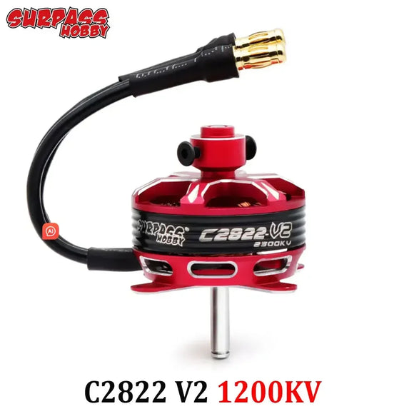 Moteur Brushless Outrunner Surpass Hobby C2822 2826 2830 2834 2838 V2 pour Quadricoptère Drone Avion Planeur Aile Fixe RC