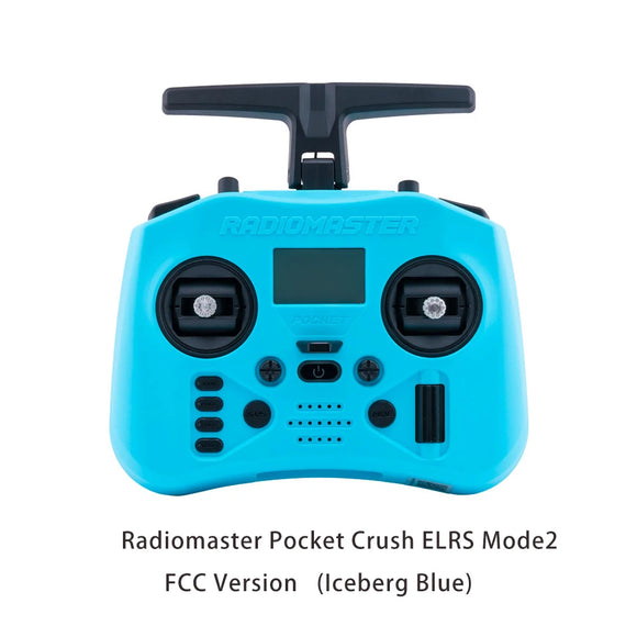 Radiomaster Pocket Crush 2.4GHz ELRS Hall Gimbal Transmitter Remote Control Portable Lightweight Foldable Antenna