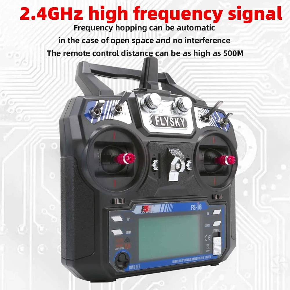 FlySky FS-i6 2.4GHz 6CH Transmitter FS-iA6 FS-iA6B Receiver | ZoneFPV