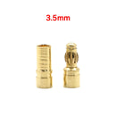 5Pairs Gold Plated Brass Banana Connectors RC Toys Plug Lipo Battery To Electronic ESC Motor DIY Accessories 2/3/3.5/4/5/6/8mm-9