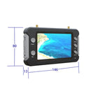 5.8G FPV Monitor With DVR 40CH 4.3 Inch LCD Display 16:9 NTSC/PAL Auto Search Video Record For RC FPV Drone Quadcopter-4