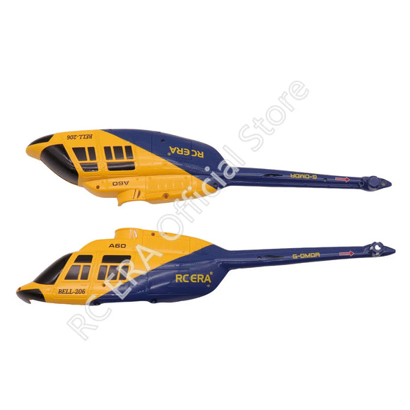 Original Spare Parts for A60 Mini Bell 206 Helicopter -Main Blade Rotor Head Servo Motor Flight Control Board Transmitter