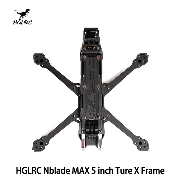 HGLRC Nblade MAX 5inch Ture X / DC Freestyle Cinematic FPV Frame for Freestyle & Cinematic Racing Quadcopter RC Parts NEW