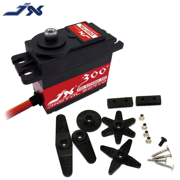 JX Бесколлекторный двигатель PDI-6225MG с металлическими шестернями, 25 кг Digit Сервопривод 300 градусов для радиоуправляемых автомобилей, высокомоментный сервопривод для гоночных радиоуправляемых автомобилей
