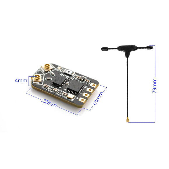 RadioMaster RP3 Diversity ExpressLRS ELRS 2.4GHZ Nano Receiver Dual Antenna for RC Airplane FPV Freestyle Tinywhoop Long Range