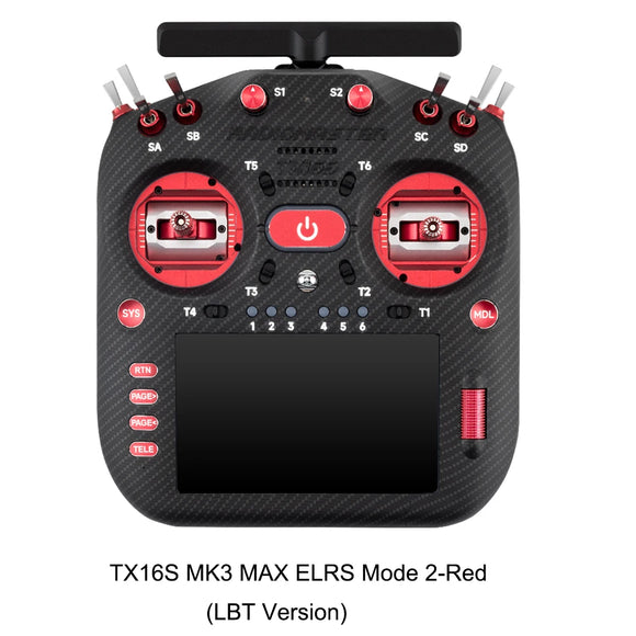 RadioMaster TX16S MK3 MAX 2.4GHz 900MHz AG02 CNC Hall Gimbal 5 inch IPS Touchscreen EdgeTX ExpressLRS Radio Controller