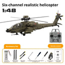 RC ERA C170 AH-64D Apache Military RC Helicopter 1:48 6 Channel No Aileron Single Rotor Altitude Hold Stunt RC Airplane for Adul