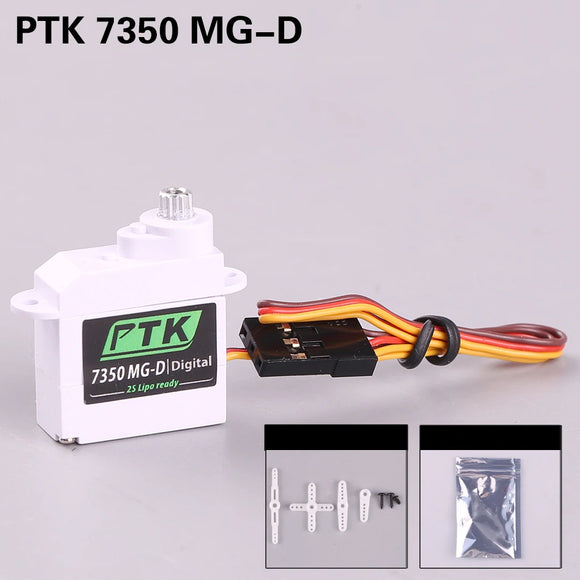 PTK 7350 MG-D 5.5g Digital Сервопривод с металлическими шестернями для EPP F3P F3K F3L F5L Планер, комнатный самолет, радиоуправляемая машина, вертолет, робот
