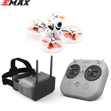 Emax Tinyhawk III Kit RTF Drone de course FPV RC F4 5A 15000KV RunCam Nano 4 37CH 25-100-200mW VTX FrSky D8 Contrôleur Lunettes