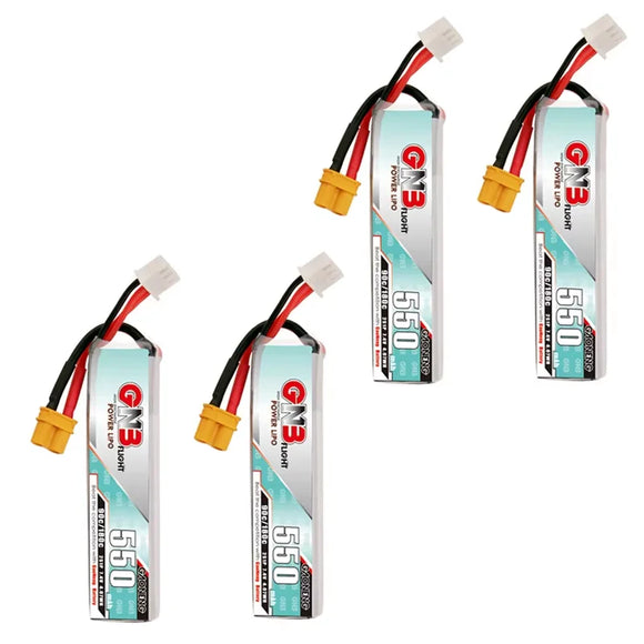 GNB LiPo Battery 2S 7.4V 550mah 90C/180C For RC Quadcopter Helicopter FPV Mini Drone TINY8X Beta75S QX2 120S Parts 7.4V Battery