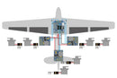 MATEKСистемная плата распределения питания (PDB) с BEC 5,5-36 В до 5-8,2 В 26 x 21 x 5 мм 4 г для радиоуправляемых FPV-самолетов, дронов с неподвижным крылом, деталей для самостоятельной сборки-5