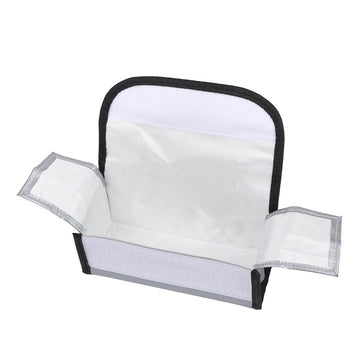 1Pc Silver RC LiPo Battery Safety Bag Fireproof Waterproof Explosion-proof Guard Charge Sack Practical Charging Protection - 0