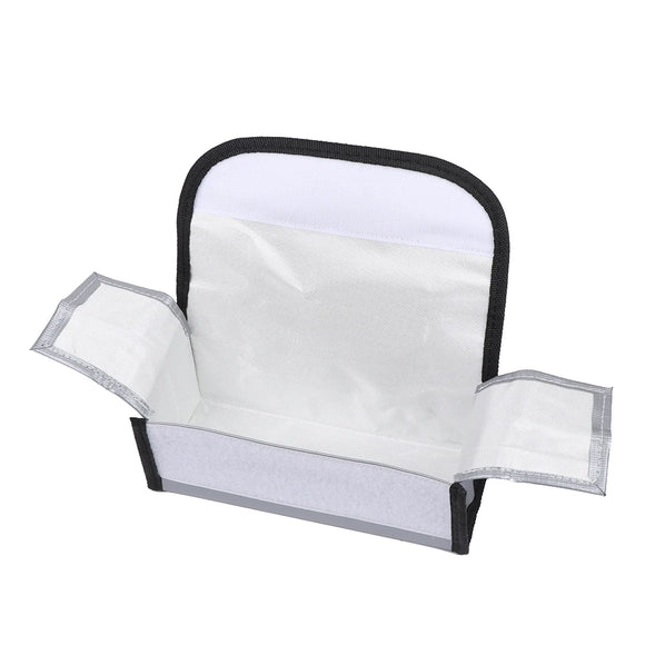 1Pc Silver RC LiPo Battery Safety Bag Fireproof Waterproof Explosion-proof Guard Charge Sack Practical Charging Protection